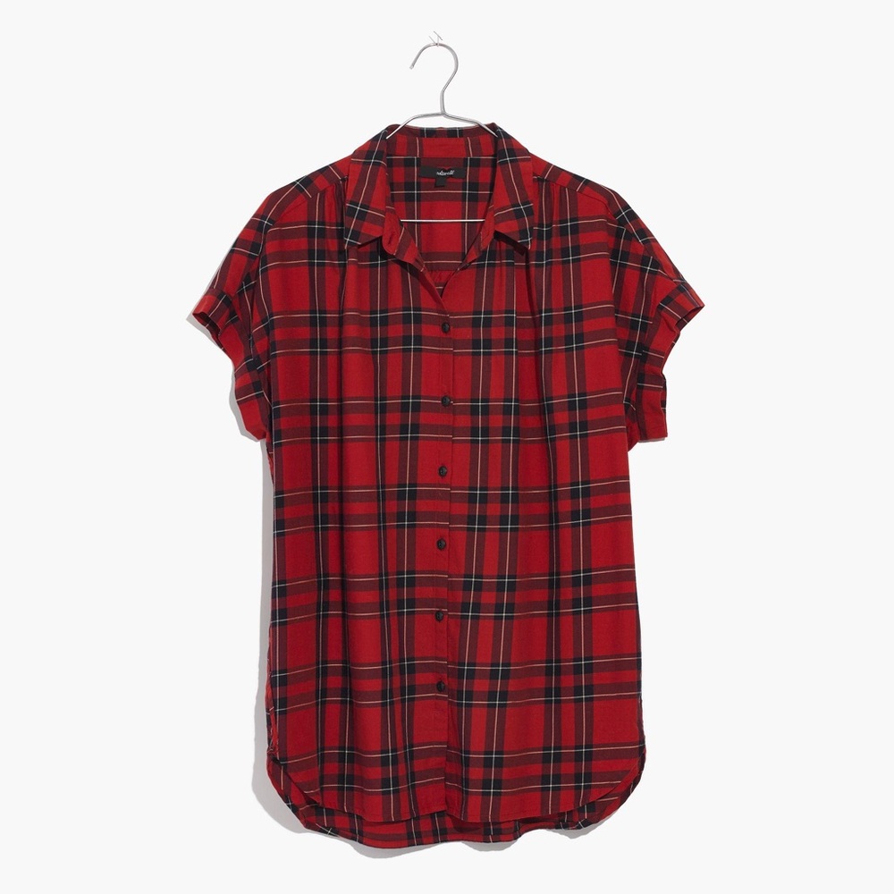 Madewell plaid central shirt